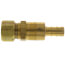 3/8" PureFlow PEX Crimp x 1/4" CTS Lav Adapter, Zero Lead Brass