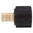 1/2" PureFlow PEX Crimp x 1/2" Lav Adapter, Zero Lead Brass (Plastic Nut)