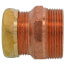1-1/2 x 1-1/4" Copper DWV Male Trap Adapter (M x Slip Joint)