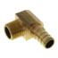 1/2" PureFlow PEX x 3/8" Male Threaded Brass Elbow (Lead Free)