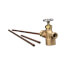 1/2" Tank Fitting with Drain & Shutoff Valve (FNPT x FNPT)