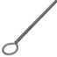 1/2" x 1" Spring Grade Tempered Wire Brush for 2-1/2" Flue (Total Length: 48")