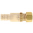 1/2" PureFlow PEX Crimp x 1/4" Compression Lav Adapter (Brass Nut)