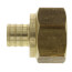 3/4" PEX x 1" NPT Brass Female Adapter (Lead Free)