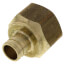 3/4" PEX x 1" NPT Brass Female Adapter (Lead Free)