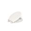 Quick-Release Round-Front Toilet Seat (Biscuit), K-7316-96