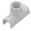 1/2" PVC Sch. 40 Snap-On Saddle (IPS O.D. x FPT)