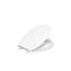 Quick-Release Elongated Toilet Seat w/ Antimicrobial Agent (White), K-4652-A-0