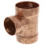 2" x 2" x 1-1/2" Wrot Copper DWV Sanitary Tee