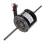 5" 2-Speed Double Shaft Fan/Blower Motor Less Base (208-230V, 1075 RPM, 1/4, 1/8 HP)