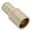 1/2" PEX Crimp x 1/2" Male Sweat Copper Fitting Straight Adapter (Lead Free)