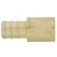 1/2" PEX Crimp x 1/2" Male Sweat Copper Fitting Straight Adapter (Lead Free)