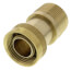 1" Male NPT x MANABLOC Supply Adapter, Zero Lead