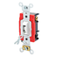 20A, 120/277V Toggle Locking 3-way AC Quiet Switch, Self Grounding, Back & Side Wired, (White)