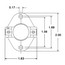 SPST N/O Limit Switch (100 Open, 125 Close), 47-19554-37