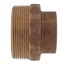 1-1/2" x 2" Cast Brass DWV Male Adapter