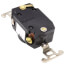 Turnlok Single Receptacle, 15A, 2 Pole, 3-Wire, NEMA L7-15R - Black (277V)