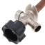 400 Series 8", 1/2" MPT x 1/2" SWT Inlet Frost-Free Anti-Siphon Wall Faucet