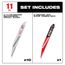 The WRECKER Multi-Material SAWZALL Blade 9" 7/11TPI (10 Pack) + 9" WRECKER Nitrus with Carbide Teeth