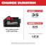 M18 Redlithium High Output XC 6.0 Battery Pack (Two Pack)