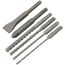 6 Piece SDS Plus MX4 4-Cutter & Chisel Kit