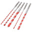 5 Piece Shockwave Carbide Hammer Drill Bit Set