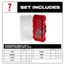 7PC. SHOCKWAVE Impact Duty Carbide Hammer Drill Bit Set