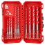 10 Piece Shockwave Impact Duty Carbide Hammer Drill Bit Kit