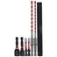 7 Piece Shockwave Impact Duty Carbide Hammer Drill Bit Concrete Screw Install Kit
