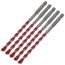 1/4" x 4" x 6" SHOCKWAVE Impact Duty Carbide Hammer Drill Bits (5 Pack)
