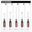 5 Piece Cushion Grip Screwdriver Set