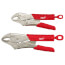 2 Piece Curved Jaw Locking Pliers Set