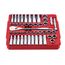 1/2" Drive Ratchet & Socket Set, SAE & Metric (47 Pieces)