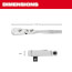 1/2" Drive 11" Flex Head Ratchet