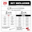 3/8" Drive Metric & SAE Ratchet and Socket Set w/ Four Flat Sides (Pack of 29)