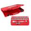3/8" Drive Metric & SAE Ratchet and Socket Set w/ Four Flat Sides (Pack of 29)