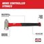 2.5lb Fiberglass Cross Peen Hammer