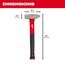 2.5lb Fiberglass Cross Peen Hammer