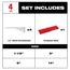 1/4" Drive Extension Set (4 Piece)