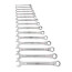15 Piece Ratcheting Combination Wrench Set - SAE