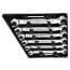 6 Piece Double End Flare Nut Wrench Set - Metric