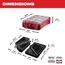 15-Piece Metric Combination Wrench Set w/ PACKOUT Compact Organizer