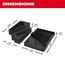 Wrench Trays for Milwaukee 15-Piece Metric Combination Wrench Set