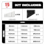 15 Piece Combination Wrench Set - Metric