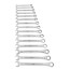 15 Piece Ratcheting Combination Wrench Set - Metric