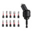11 Piece Shockwave 30° Knuckle Pivoting Bit Holder & Bit Set