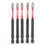 3-1/2" PH2 Shockwave Power Bit (5 Pack)