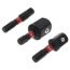 3 Piece Shockwave Impact Insert Socket Adapter Set (1/4", 3/8", 1/2")