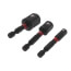 Shockwave Impact HEX Shank Socket Adapter Set (1/4", 3/8", 1/2")