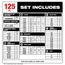 SHOCKWAVE Impact Duty 125 Piece Drill & Drive Set